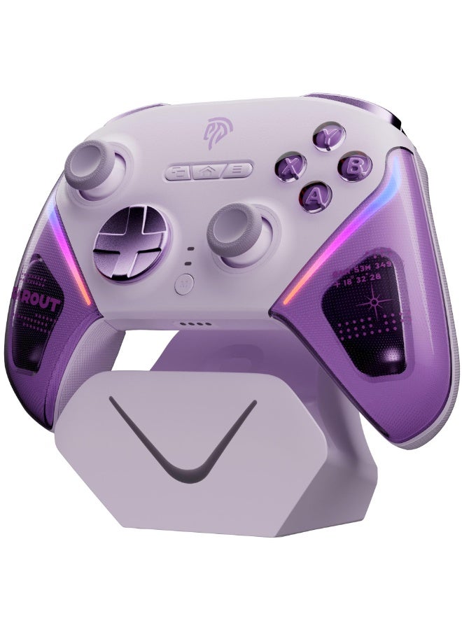 EasySMX D10 PC Controller - Elite Wireless Bluetooth Pro Controller with TMR Joystick, Dual-Mode Triggers & Full Mechanical Buttons, 1000Hz Polling Rate, RGB Lighting for PC/Switch/Android/iOS - Image 1