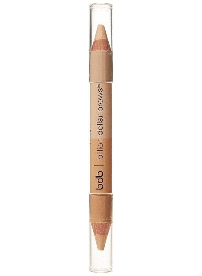 Billion Dollar Brows Duo Brow Highlighter & Concealer Pencil For Lifting And Highlighting Eyebrows - Image 2