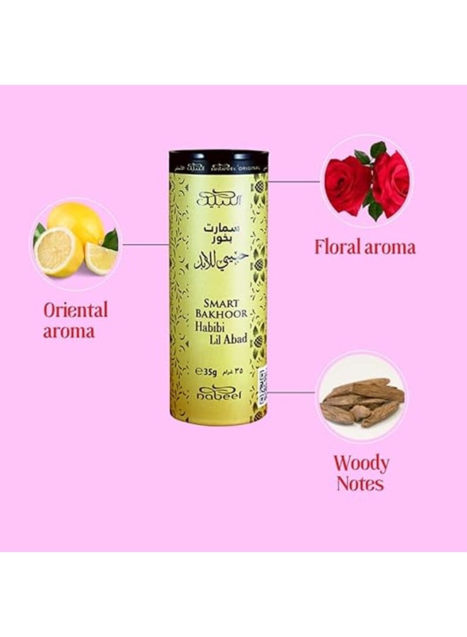 Nabeel 4Pcs Nabeel Habibi Lil Abad Smart Bakhoor 35 GM - Image 4