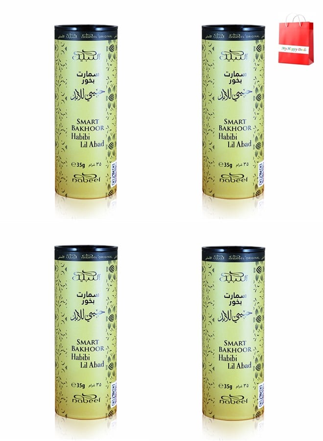 Nabeel 4Pcs Nabeel Habibi Lil Abad Smart Bakhoor 35 GM - Image 1