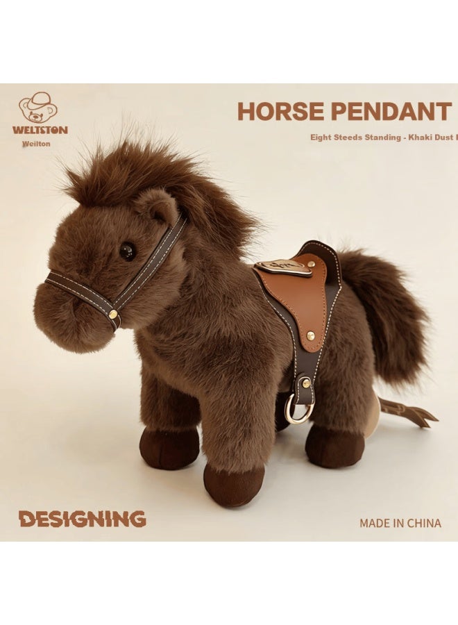 Weltston Plush Zodiac Year Of The Horse Doll Pillow Toy Birthday Gift For Girls Lucky Horse Plush Toy - Image 1