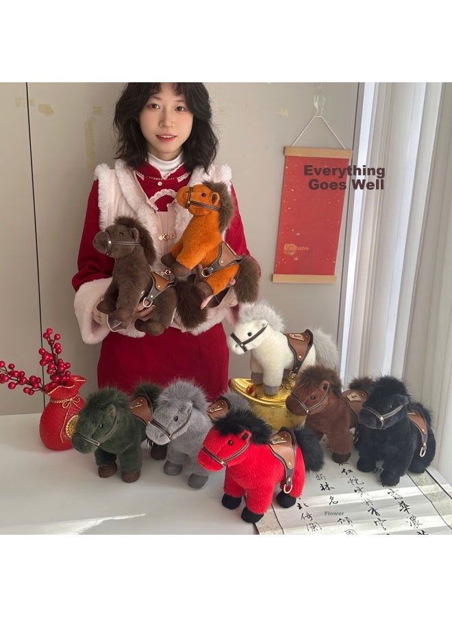 Weltston Plush Zodiac Year Of The Horse Doll Pillow Toy Birthday Gift For Girls Lucky Horse Plush Toy - Image 5