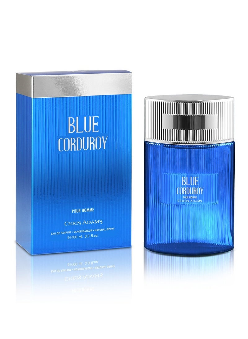 chris adams BLUE CORDUROY POUR HOMME EDP 100ml - Image 2