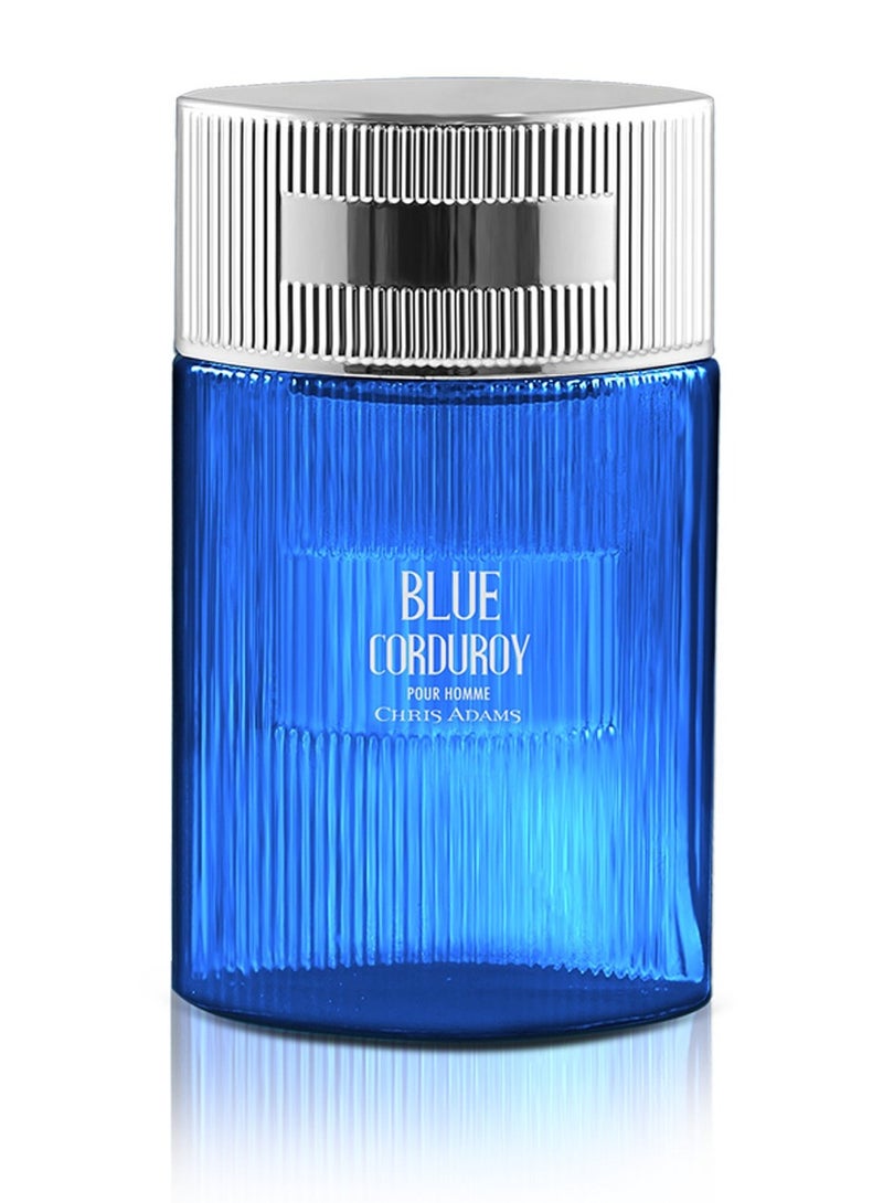 chris adams BLUE CORDUROY POUR HOMME EDP 100ml - Image 1