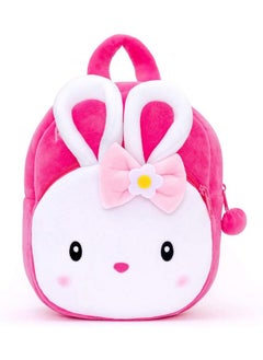 Blue Tree Blue Tree Kids School Bag Soft Plush Backpack Cartoon Bags Mini Travel Bag for for Girls Boys Toddler Baby Konggi Rabbit & Blue Panda  - Image 2