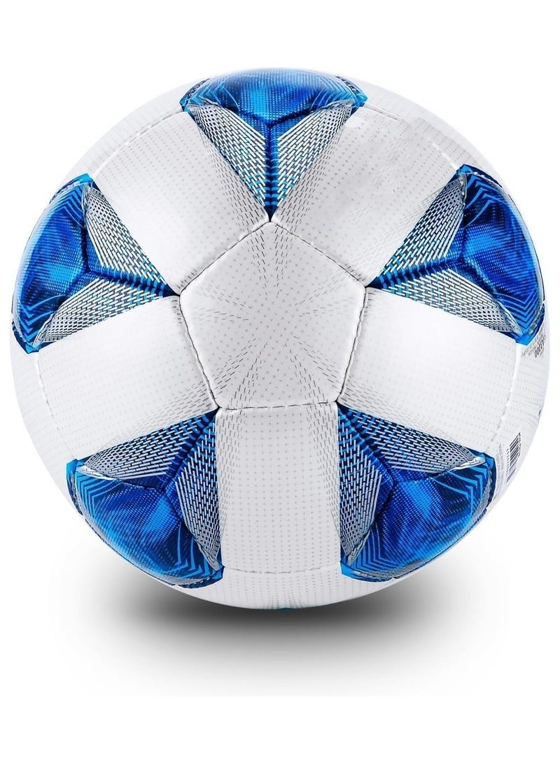 Molten Soccer Competition Ball Soft Leather Football Professional Player Football Lover Student Sports Training Ball, Size 5# - Image 4
