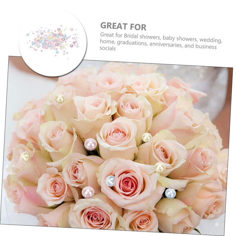 4 Sets White Floating Pearl Beads for Vases Elegant Centerpiece Sticks Home Decor - Image 5