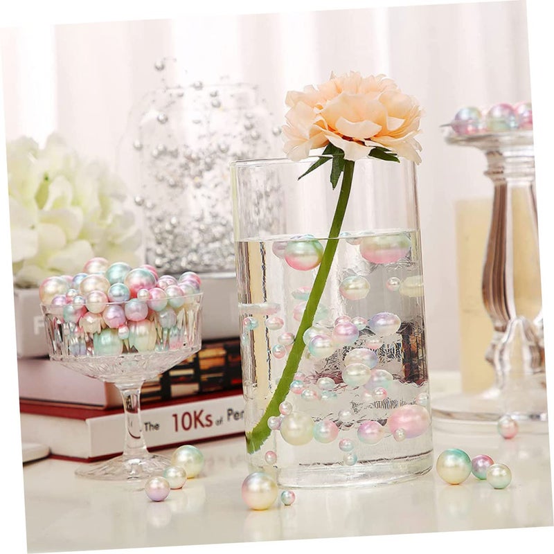 4 Sets White Floating Pearl Beads for Vases Elegant Centerpiece Sticks Home Decor - Image 3