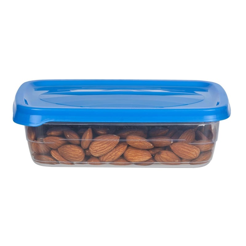 DOLIVA Plastic Food Storage Container for Kitchen Fridge Storage Boxes with Air Tight Lid Kitchen Container Clear Meat Box Capacity 225ml 325ml 650ml 1250ml 2200ml 3500ml 6 Pcs - Image 2