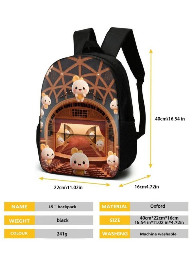 [Super new special offer] Cartoon theme bag three-piece set | double-shoulder + hand-held + storage pen bag | gift self-use good-looking - 1317  - Image 5