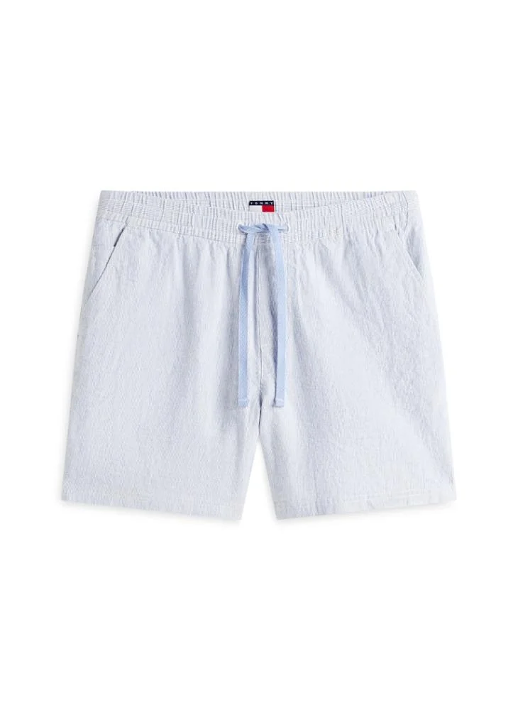 TOMMY JEANS  Linen Blend Stripe Relaxed Shorts for Men | Best Price UAE