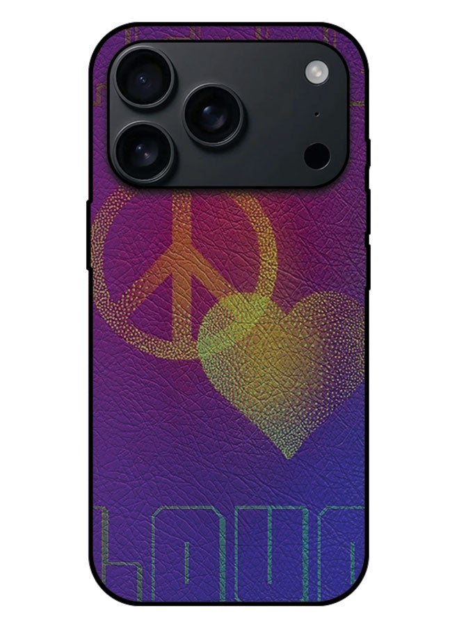 EYE CATCH Printed Protective Case Cover For Apple iPhone 17 Pro Max -  Peace & Love