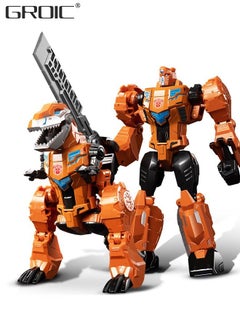 GROIC Deformation Robot Toy, Deformed Car Robot Toys, Action Figure Deformation Car Model, Portable Alloy Deformation Robot Toys Gift for Kids-Grimlock  - Image 1