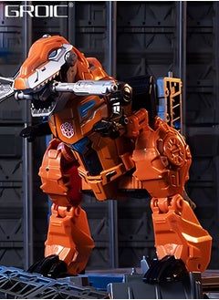 GROIC Deformation Robot Toy, Deformed Car Robot Toys, Action Figure Deformation Car Model, Portable Alloy Deformation Robot Toys Gift for Kids-Grimlock  - Image 5