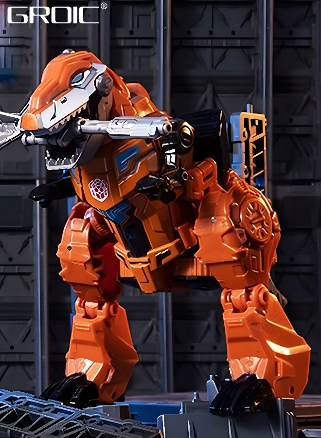 GROIC Deformation Robot Toy, Deformed Car Robot Toys, Action Figure Deformation Car Model, Portable Alloy Deformation Robot Toys Gift for Kids-Grimlock - Image 5