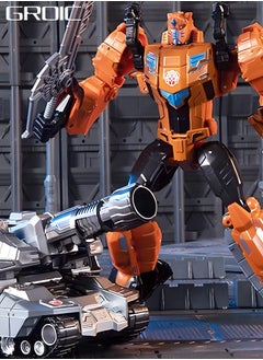 GROIC Deformation Robot Toy, Deformed Car Robot Toys, Action Figure Deformation Car Model, Portable Alloy Deformation Robot Toys Gift for Kids-Grimlock  - Image 3