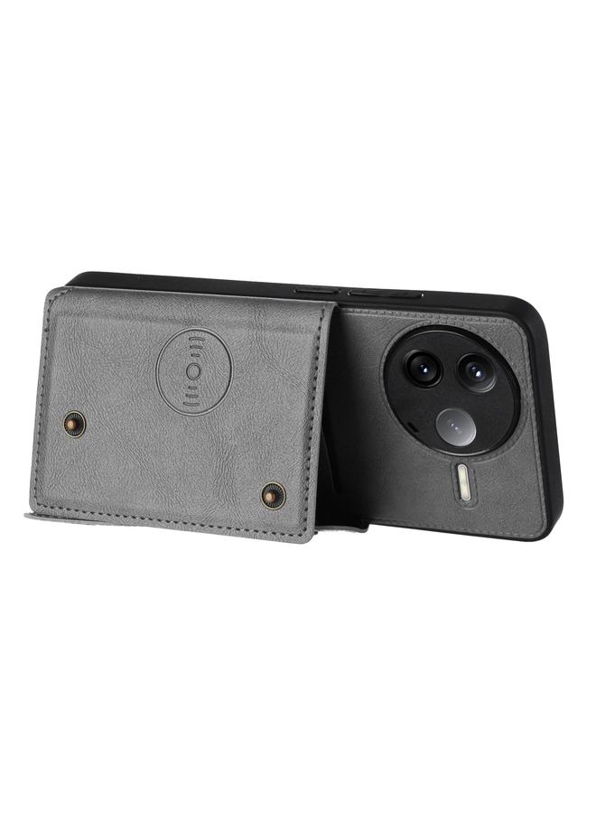 اس-توب جراب لهاتف Redmi K80 مزود بفتحات بطاقات مزدوجة ومشبك مغناطيسي للهاتف - Image 3