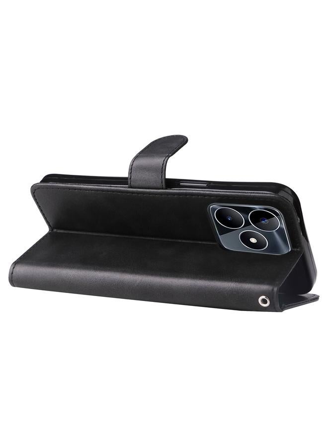 اس-توب جراب هاتف Realme C53 / Narzo N53 بتصميم أنيق من جلد العجل وسحاب - Image 5