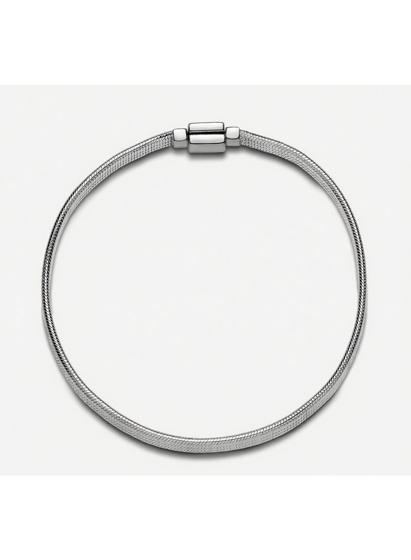 DORA Reflexions multi snake chain silver bracelet - Image 2