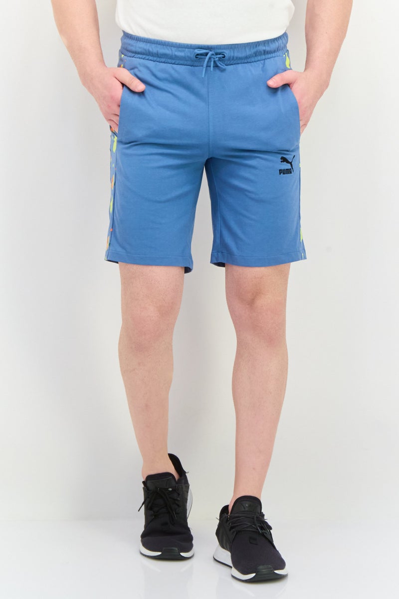 PUMA Men Slim Fit Outdoor Shorts, Slate Blue - Image 1