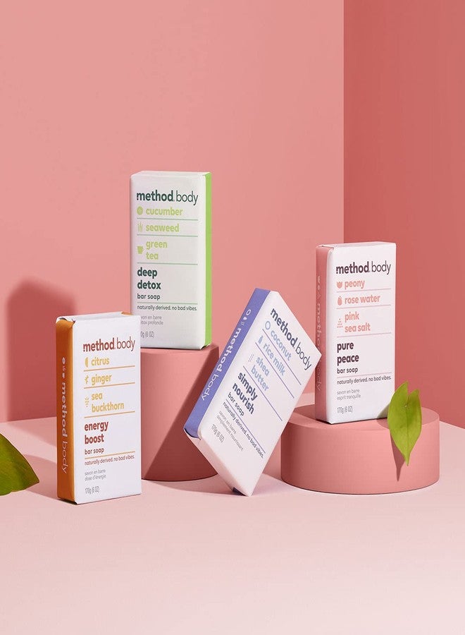 Method Bar Soap, Pure Peace, 6 oz, 4 pack, Packaging May Vary - Image 5