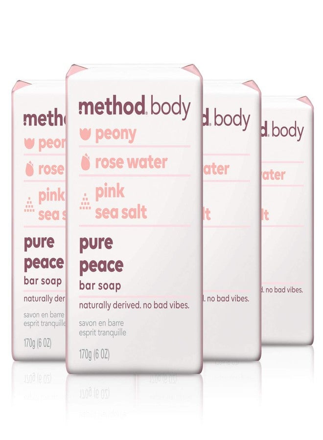 Method Bar Soap, Pure Peace, 6 oz, 4 pack, Packaging May Vary - Image 1