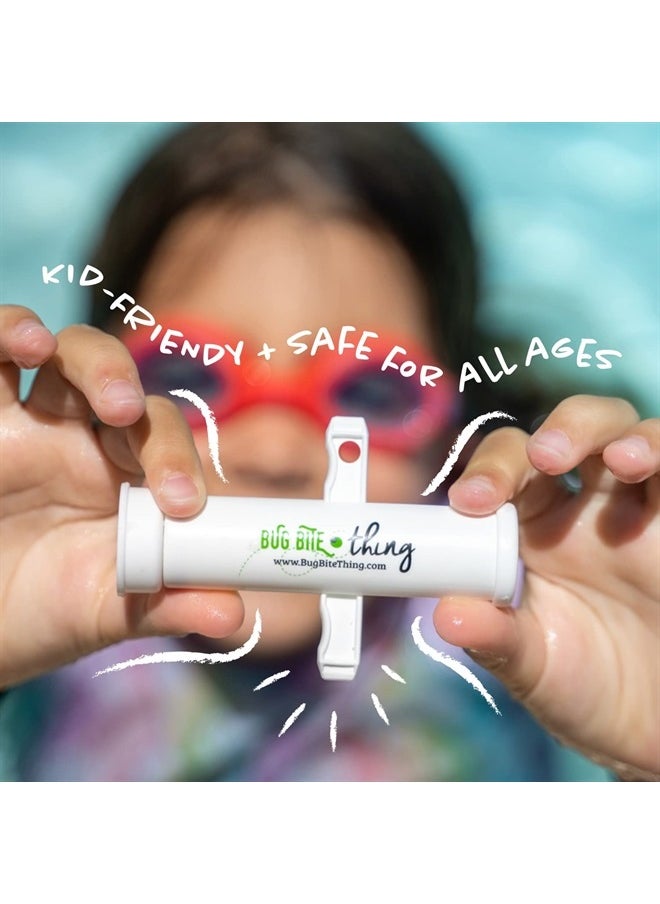 BUG BITE THING - Suction Tool - Bug Bites and Bee And Wasp Stings, Natural Insect Bite Relief - White Pack Of 3 - Image 1