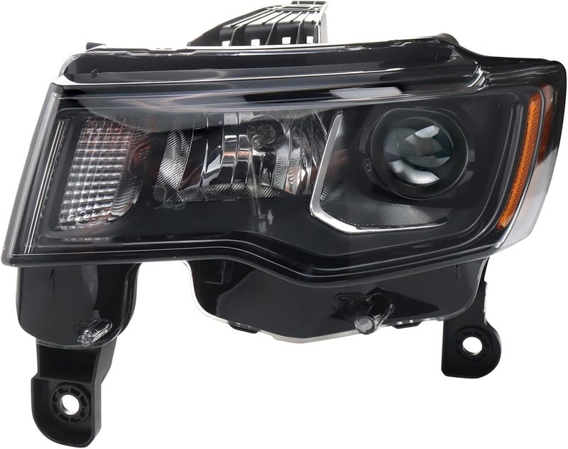 TRQ Left Headlight Assembly for 2017-2022 Jeep Grand Cherokee - Image 1