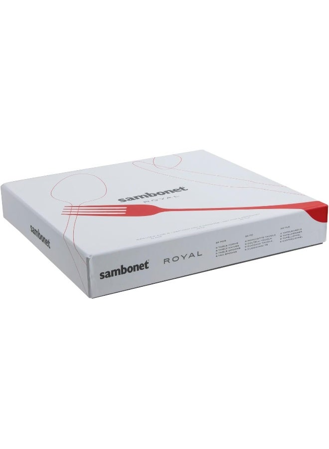Sambonet Servizio 24 Pz Monoblocco Royal INOX - Image 4