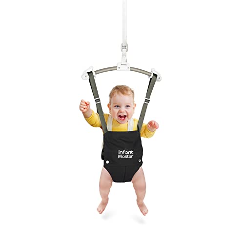 Infant Master Baby Doorway Jumpers, Sturdy Johnny Jumper Adjustable 10.8"-23.6" Strap, Soft Baby Johnny Bouncer w/Seat Bag, Protable Doorway Jumper and Boucer for Baby, Ideal Gift for Infant - Image 1