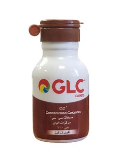 جي أل سي عبوة GLC  سي سي 610 ملونات يونيفرسال زيتي و مائي تركيز عالى 50 ملم بني 
