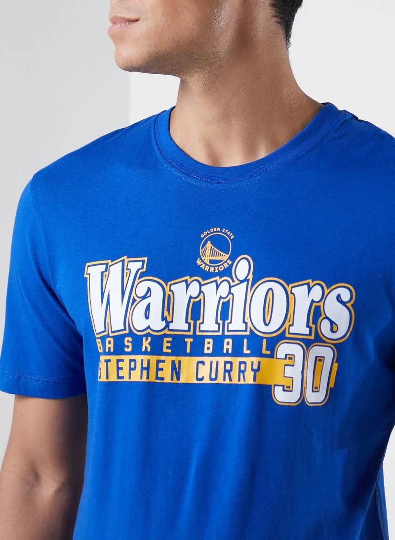 Nba  NBA Curry Stephen Golden State Warriors T-Shirt for Men | Best Price UAE