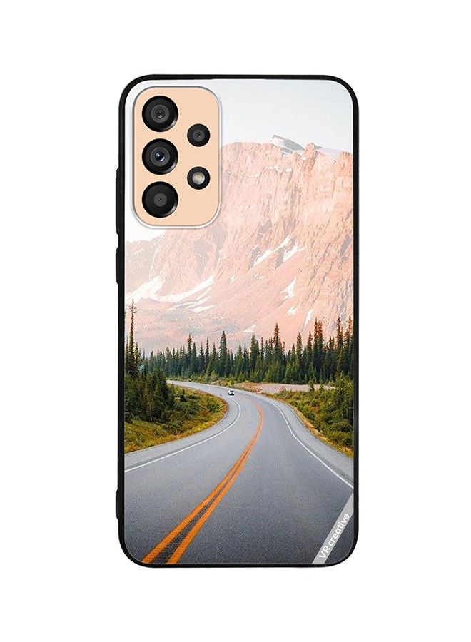 VR CREATIVE Protective Case Cover For Samsung Galaxy A72 Adventure Road Design Multicolour - Image 1