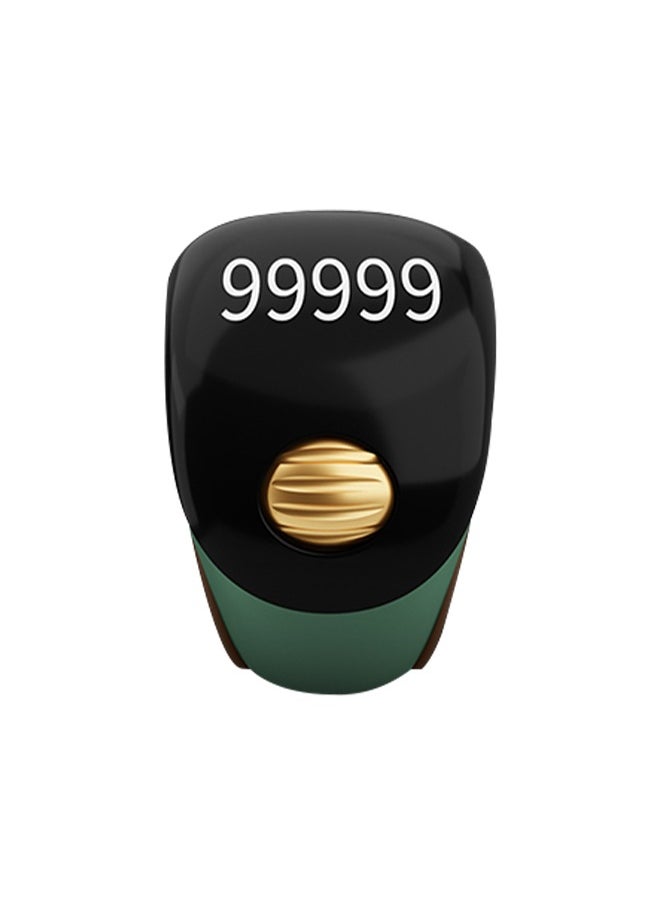 Generic Waterproof Tasbeeh Ring, Multi-function Smart Counter with Vibration Reminder, 180° Flip OLED Display, Ideal for Spiritual Practice  - Image 1
