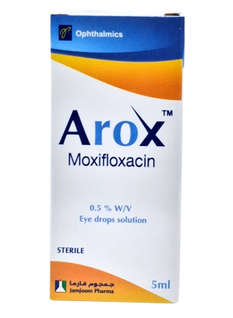 Arox Moxifloxacin 0.5% Eye Drops Solution 5ML