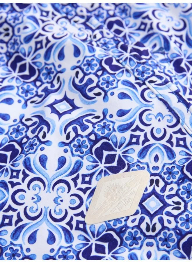 JACK & JONES  Printed Drawstring Swim Shorts for Men | Best Price UAE
