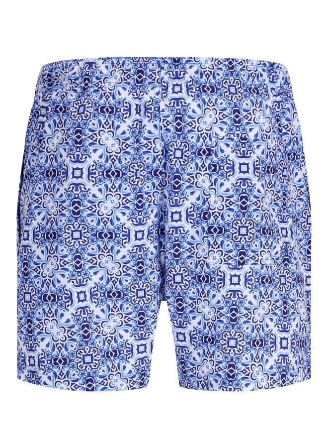 JACK & JONES Printed Drawstring Swim Shorts - Image 2