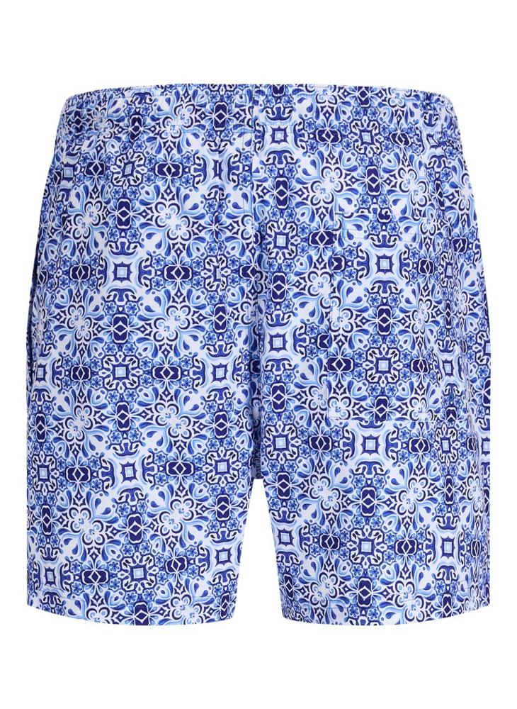 JACK & JONES Printed Drawstring Swim Shorts - Image 2