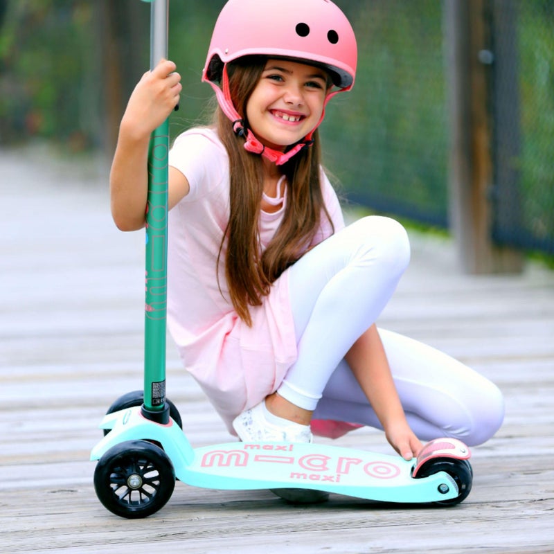 Micro Kickboard - Maxi Deluxe LED - Three Wheeled, Lean-to-Steer Swiss-Designed Micro Scooter for Kids with Motion-Activated Light-Up Wheels for Ages 5-12 - Image 2