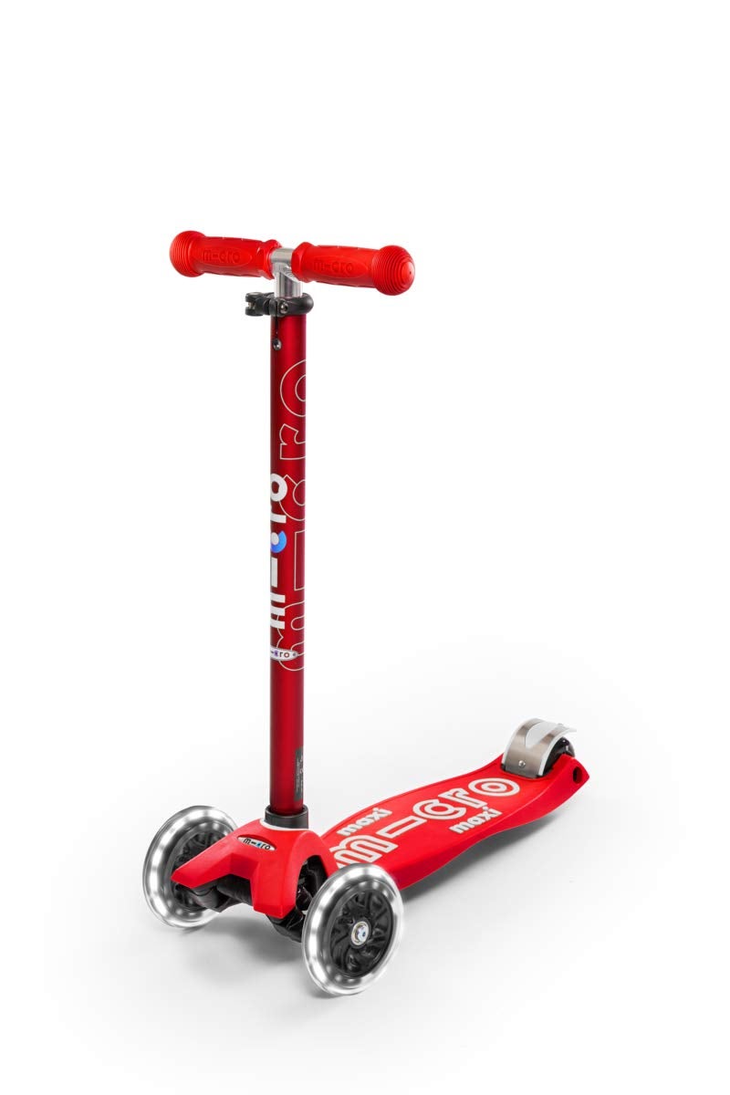 Micro Kickboard - Maxi Deluxe LED - Three Wheeled, Lean-to-Steer Swiss-Designed Micro Scooter for Kids with Motion-Activated Light-Up Wheels for Ages 5-12 - Image 4