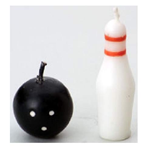 Oasis Supply 7pc Bowling Pins and Ball Candle Set – Perfect for Bowling Cake Decorating Plus Added Cupcake Picks or Stickers - Image 3