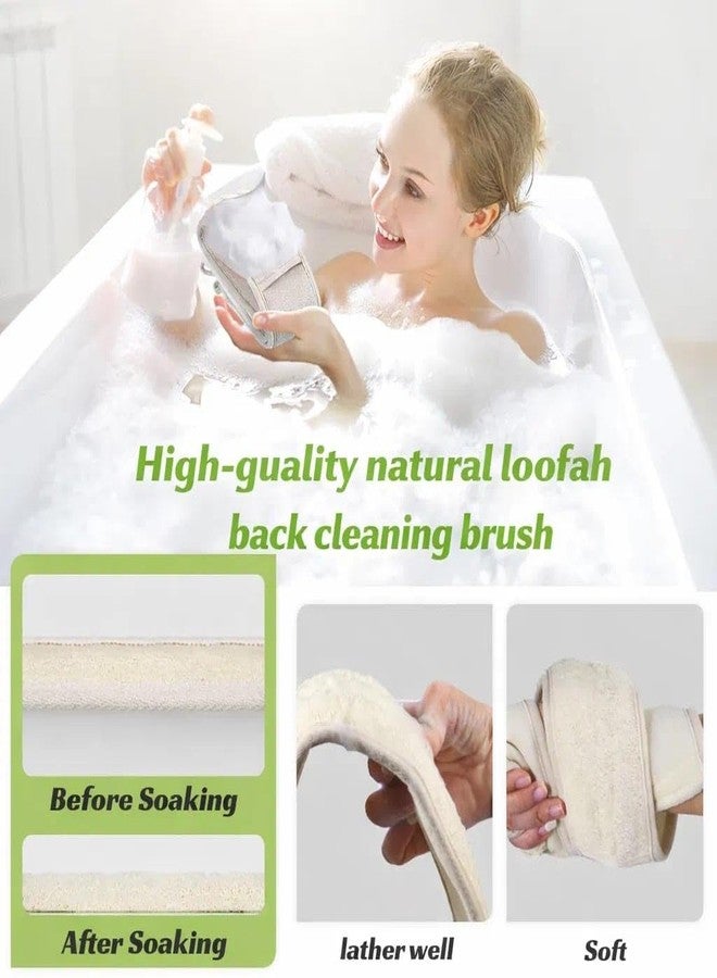 Kaaeiccr Loofah Back Scrubber, Natural Back Scrub Sponge for Shower, Body Exfoliator for Men and Women, Helps Deep Cleanse Back, Shoulders and Hard-to-Reach Areas, Refreshes Skin - Image 5
