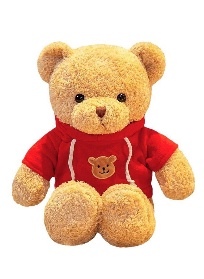 40cm Stuffed Teddy Bear, Unique Shape Teddy Bear, Shaggy Stuffed Brown Bear, Adorable Plush Toy,  Ideal Gift for All Age 
