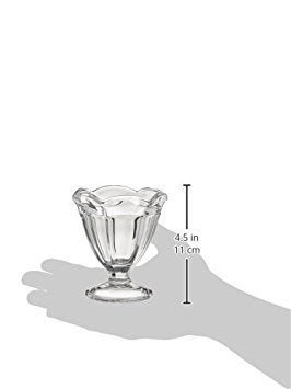 Anchor Hocking Footed Sherbet/Dessert Dish, Glass, 4.5-Ounce - Image 2