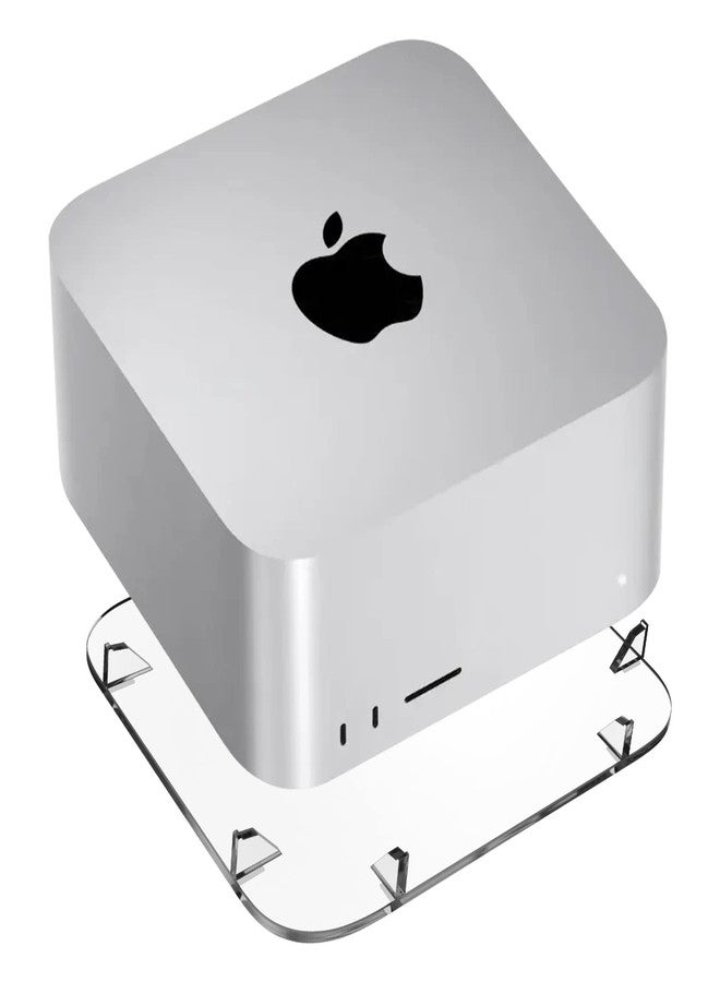 كازلوشن Caszlution Clear Acrylic Base Stand For Mac Studio m1-m4