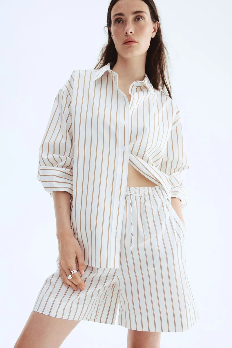 H&M Cotton drawstring shorts