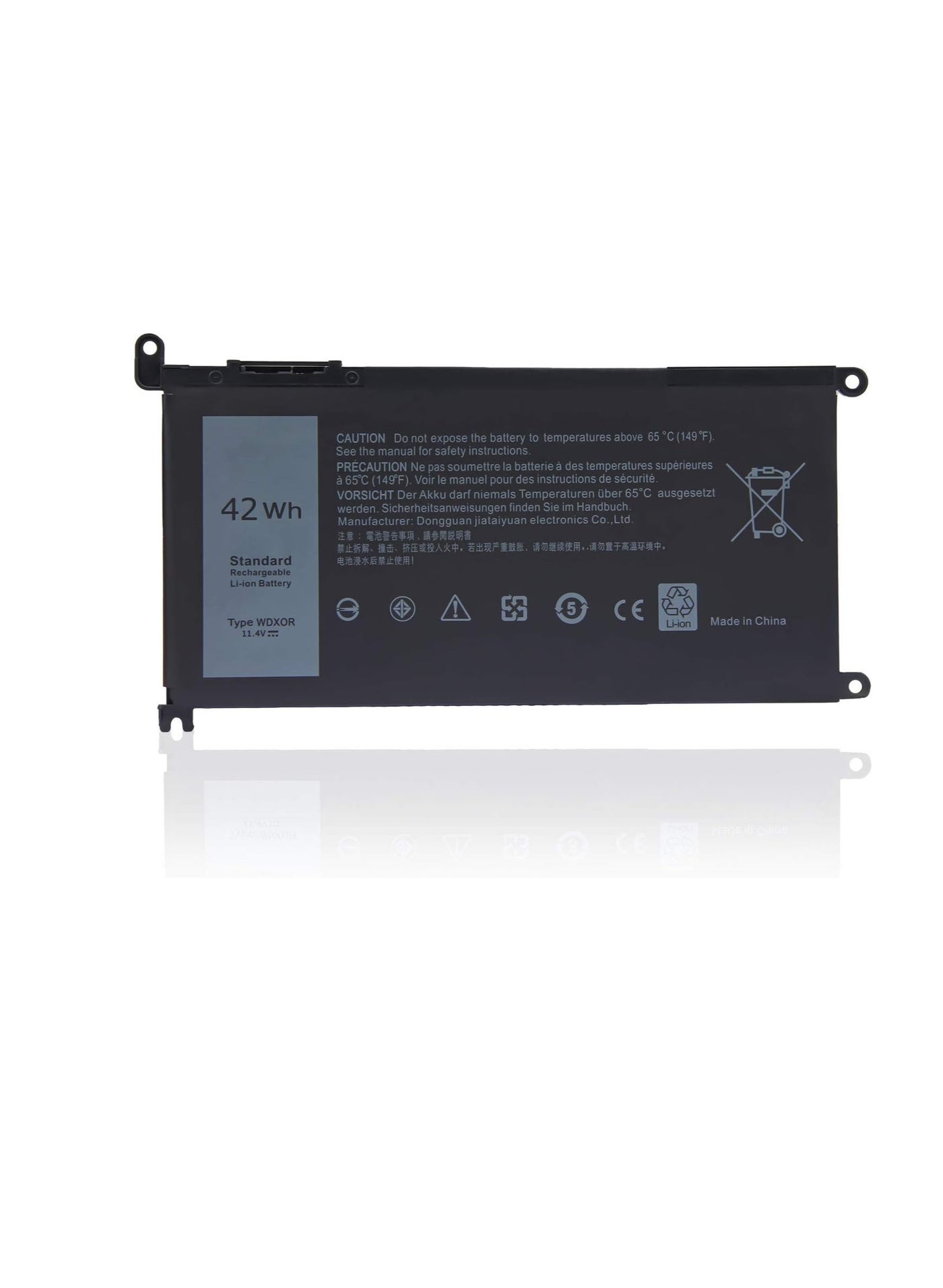 Terabyte WDXOR Laptop Battery Replacement for Dell Latitude 3480 3580 3189 3379, Inspiron15 5378 5565 5567 5568 5578 5579 5368 5378 5379 5765, 7560 7570 7573 7579 7580 7569 7368 7378, Vostro 5468