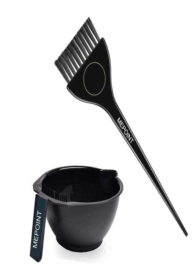 MEPOINT Hair Dye Color Mixing Bowl with Hair dye Brush, Long Tail Hair Dye Color Brush Hair Dye Brush Coloring Applicator Brush for Men and Women - Image 1