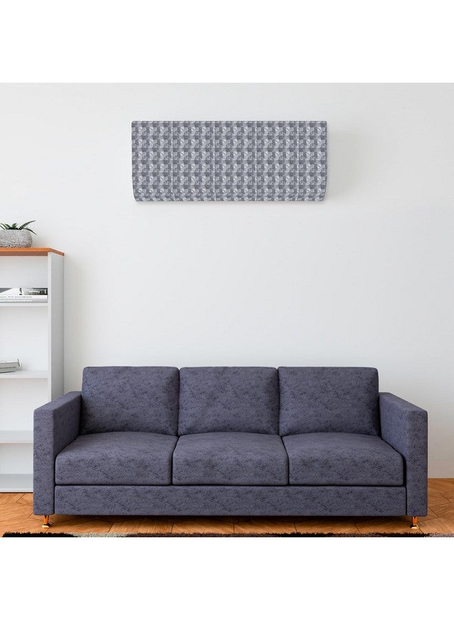 Kuber Industries Split AC Cover | PVC Check AC Cover | Outdoor Condenser AC Cover | AC Cover for Indoor & Outdoor | AC Cover for Dust Protection | 1.5 Ton Ac Cover | Gray - Image 4