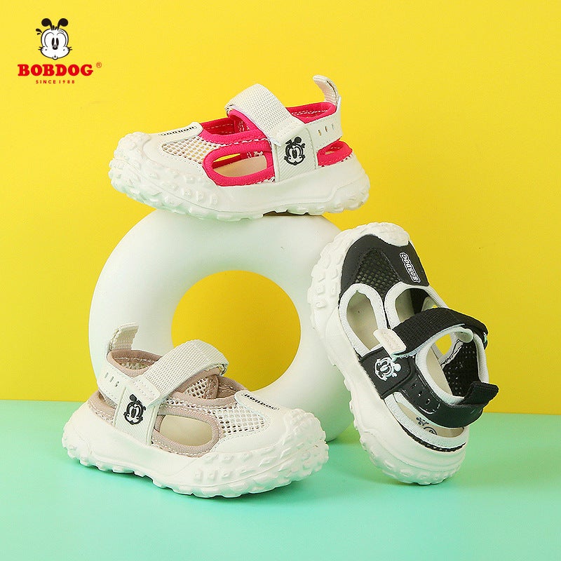Children'S Sandals Summer Mesh Breathable Children'S Shoes Men'S Small Children'S Light Sneaker Female Baby'S Non-Slip Comfortable Baby Shoes - Image 2